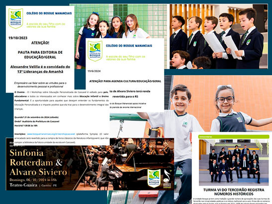 Colagem trabalhos Ouvi Falar 2